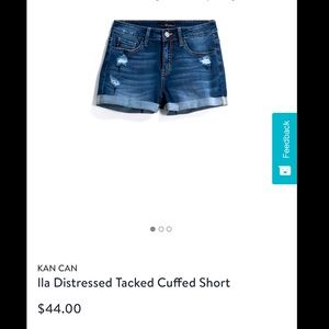 Stitchfix Kancan Distressed Denim Shorts